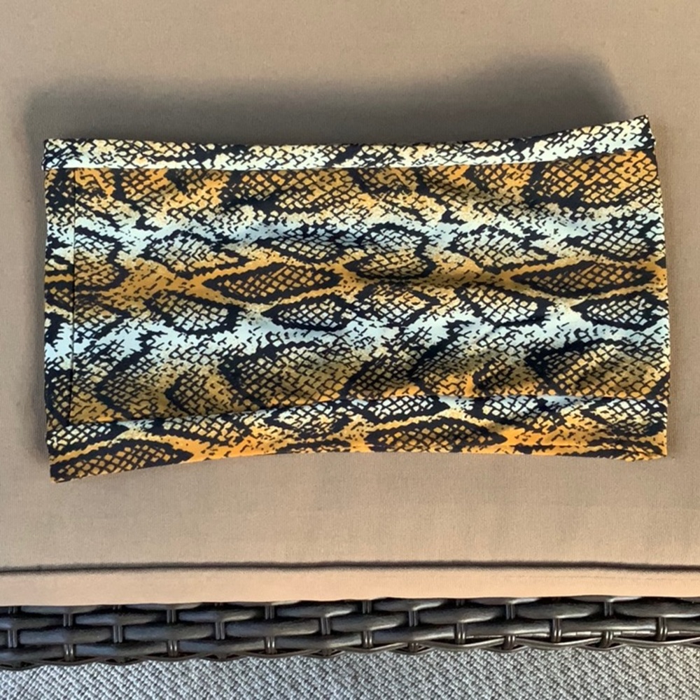 Onzie Python Print Tube Top, One Size Fits All - image 1